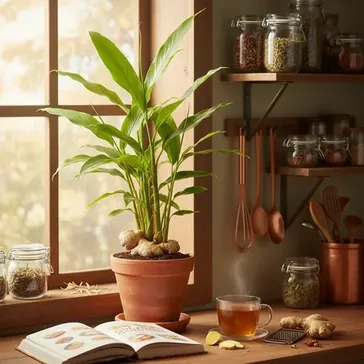 Kompleksowy przewodnik: Imbir w doniczce uprawa, pielgnacja i zbir